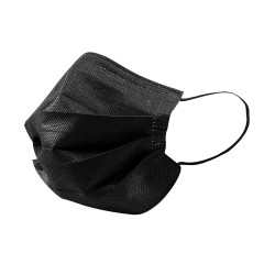 Masque de protection jetable noir ( boite de 50)