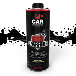 Peinture Raptor Warrior polyuréthane structurée noire ECAR