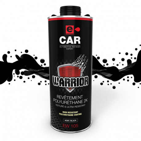Peinture Raptor Warrior polyuréthane structurée noire ECAR