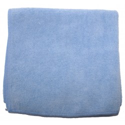 Lot de 3 chiffons microfibres bleu 40x40 cm pour nettoyage auto