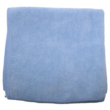 Lot de 3 chiffons microfibres bleu 40x40 cm pour nettoyage auto