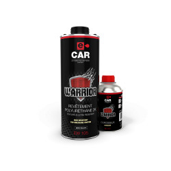 pack revêtement peinture Noir polyuréthane structurée WARRIOR