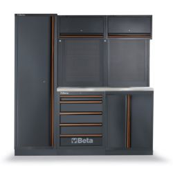 Mobilier d'atelier BETA Tools 2 modules + Armoire