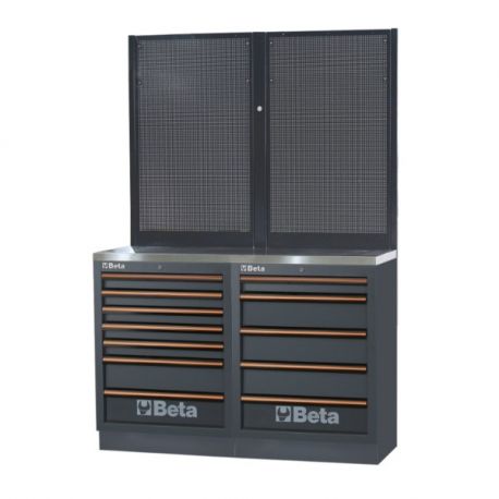 Mobilier établis d'atelier BETA Tools 2 modules de 1,3m