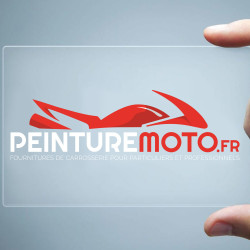 Sticker PeintureMoto.fr sur fond transparent
