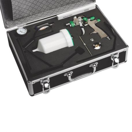 Pistolet LVLP buse 1.3 et 1.8 en malette
