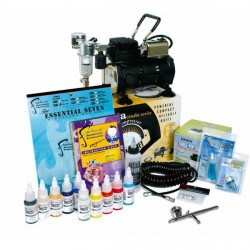 Kit Deluxe Iwata révolution + compresseur smartjet 850+ Medea accessoires