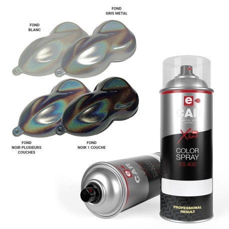 Bombe de Peinture Holographique Silver