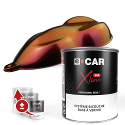 Pot de Peinture caméléon 4 couleurs rouge/orange/jaune/jaune-vert