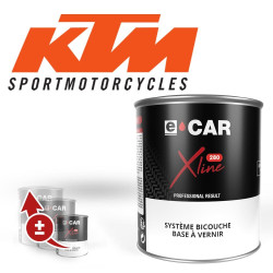 Peinture KTM solvantée en pot à vernir
