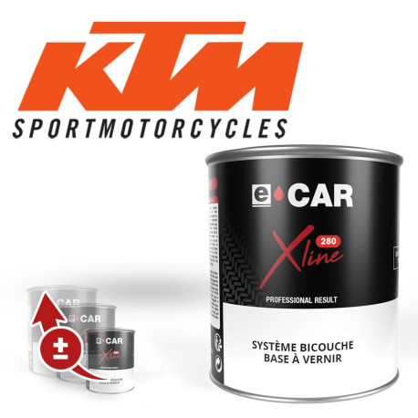 Peinture KTM solvantée en pot à vernir