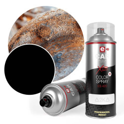 Bombe de Peinture Antirouille Noire