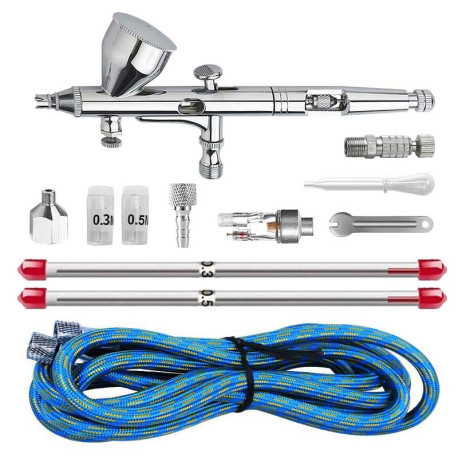 Kit aérosol AB-180K Gravity Dual-Action Airbrush