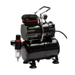 Compresseur aérographe TC-88T monocylindre avec réservoir d'air