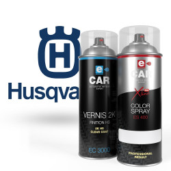 Kit Bombe de peinture Husqvarna + Vernis bicomposants