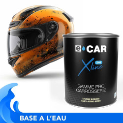 Peinture à l'eau pour casque de moto en pot prête à l'emploi