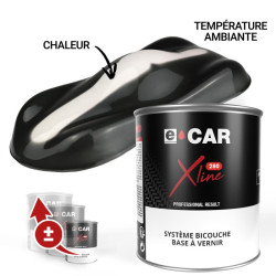 Metal Flakes Thermochromique Noir 18°