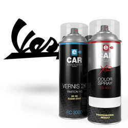 Kit bombe de peinture Piaggio + Vernis bicomposants
