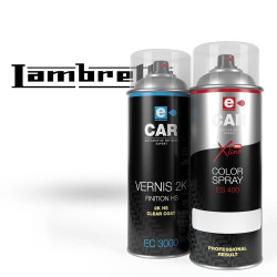 Kit Bombe de peinture Lambretta + Vernis bicomposants