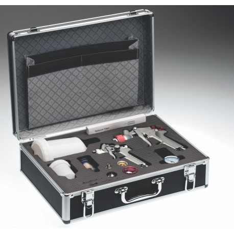Mallette 2 pistolets HVLP + 2 buses