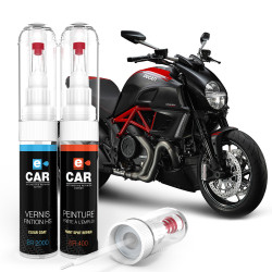 Kit stylo de retouche moto ECAR peinture + vernis ER2000