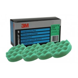 Mousse 3M de polissage vert en 75mm