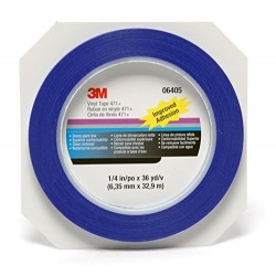 Ruban ligne fine bleu 3mm x 33m