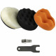 Kit Polisseuse d'angle 75mm avec ses disques de polissage