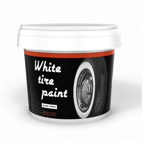Peinture Flanc Blanc pour pneus