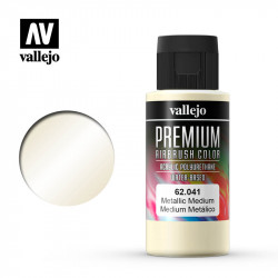 Peinture acrylique Vallejo métallisée pour aérographe 