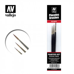 Pack de 3 Pinceaux de précision les plus fins de Marta Kolinsky